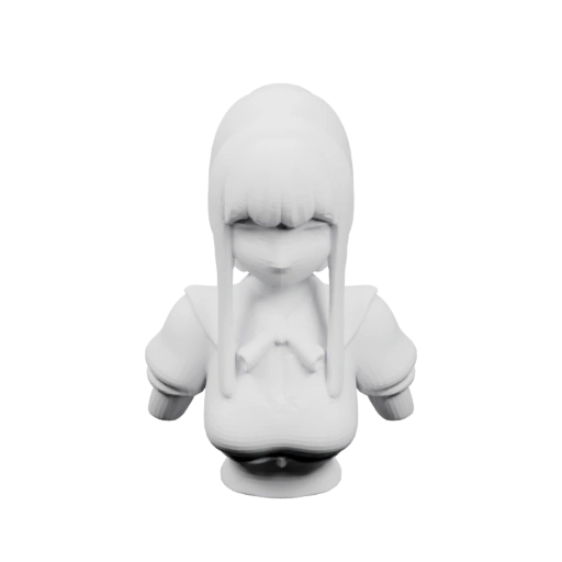 Скульптура с длинными волосами