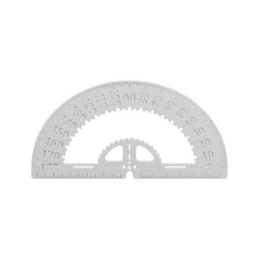 Полукруглый инструмент для измерения углов