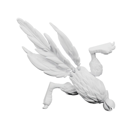 Динамичная птица в полете