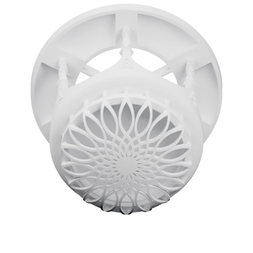 Домик для птиц с декоративным решетчатым окном