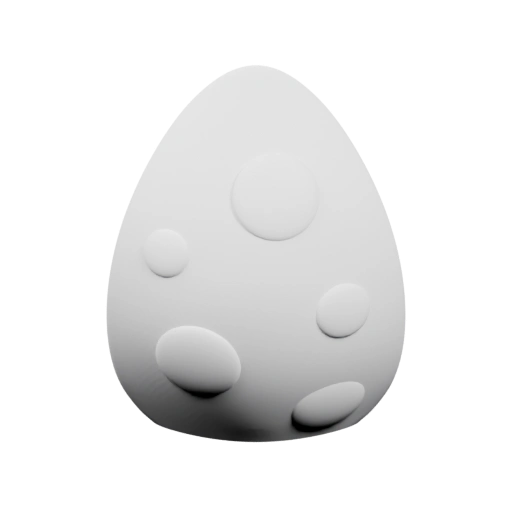 Яйцо с выпуклыми пятнами