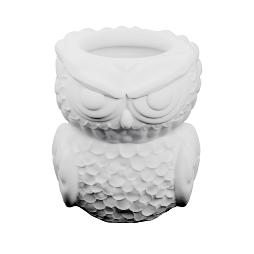 Фигура совы с выражением