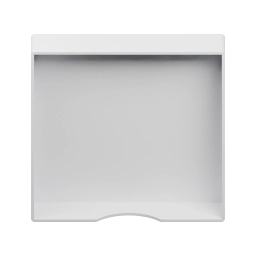 Пустая прямоугольная полка