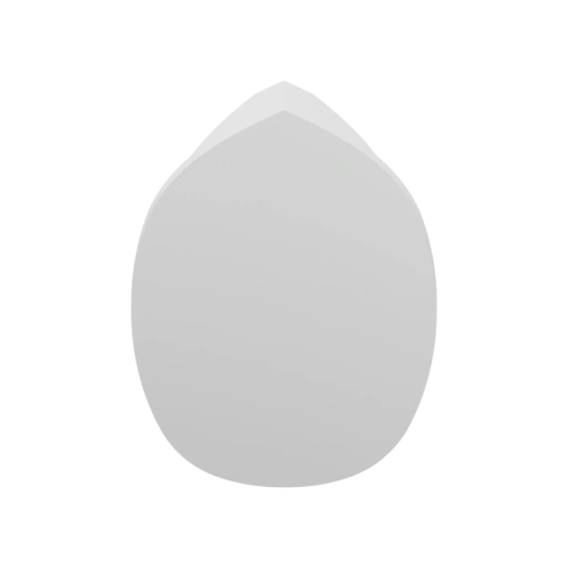 Яйцевидная форма с гладкой поверхностью