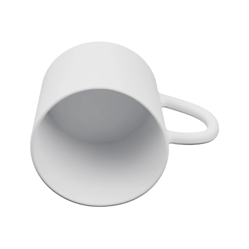 Кружка с изогнутым краем