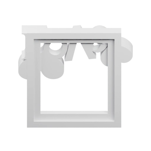 Прямоугольная рамка с внутренними деталями