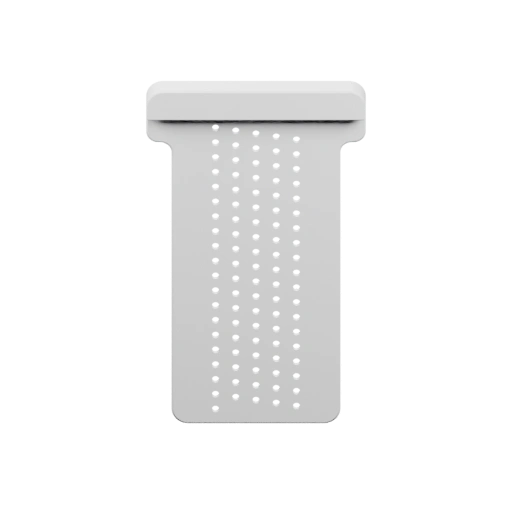 Ребристый корпус с двумя отверстиями