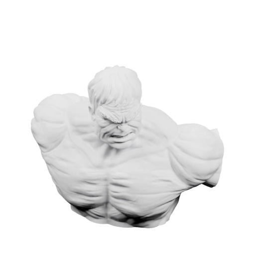 Мускулистый персонаж в агрессивной позе