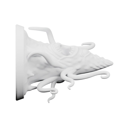 Декоративный элемент с изогнутыми линиями