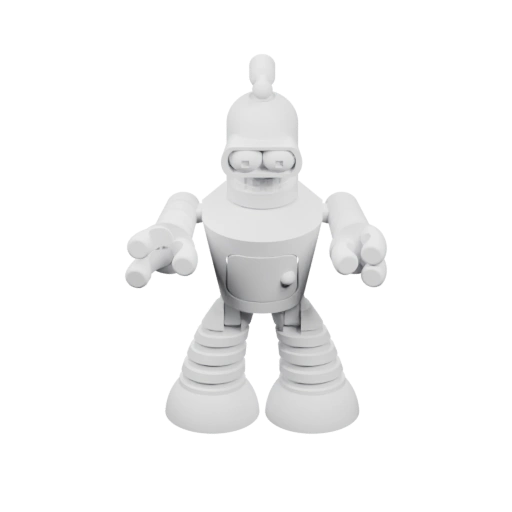 Робот с характерным дизайном