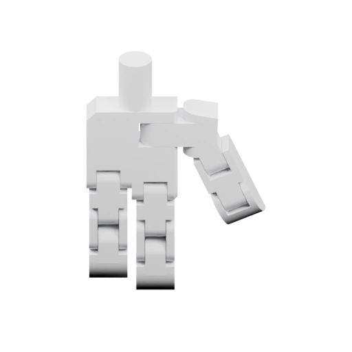 Модульный робот с вытянутым корпусом