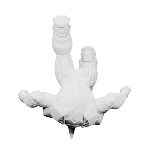 Робот-пилот в боевой форме