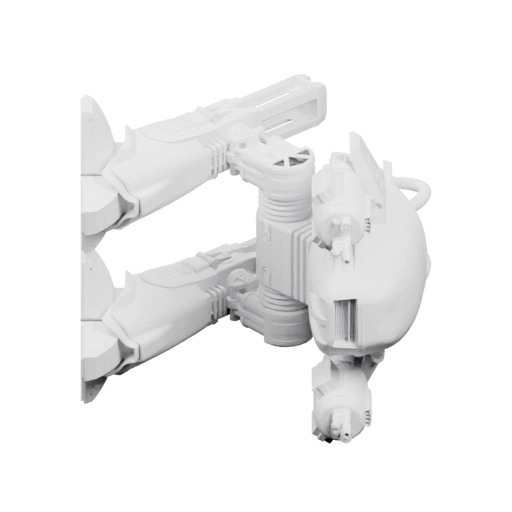 Механический робот с двумя руками