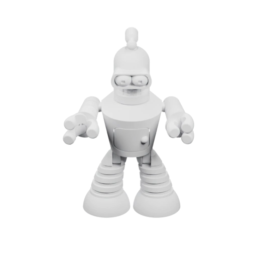 Робот с антеннами и ручками