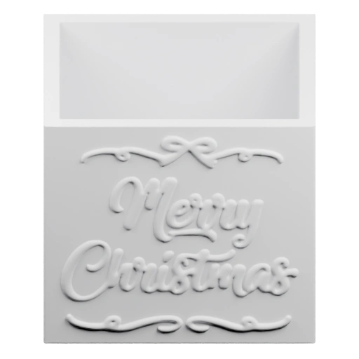 Табличка с надписью "Merry Christmas"