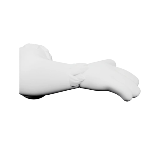 Рука в перчатке