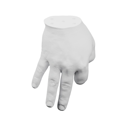 Рука в положении "три пальца"