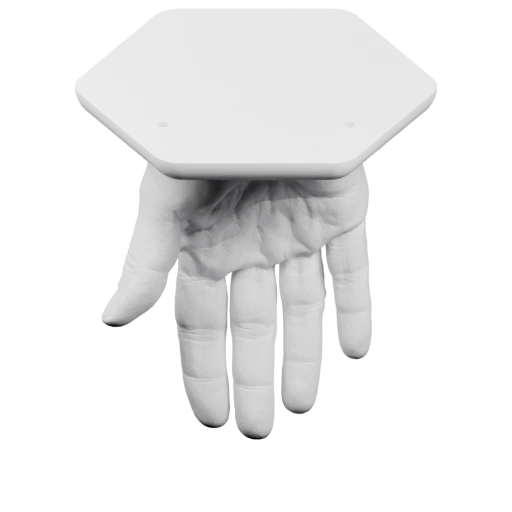 Рука с плоской подставкой