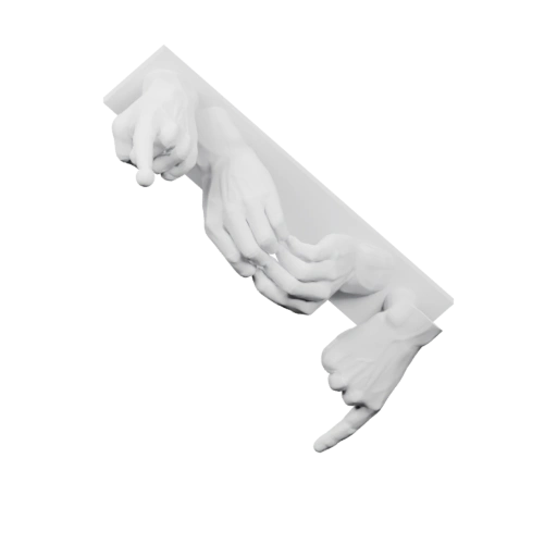 Две руки держат друг друга