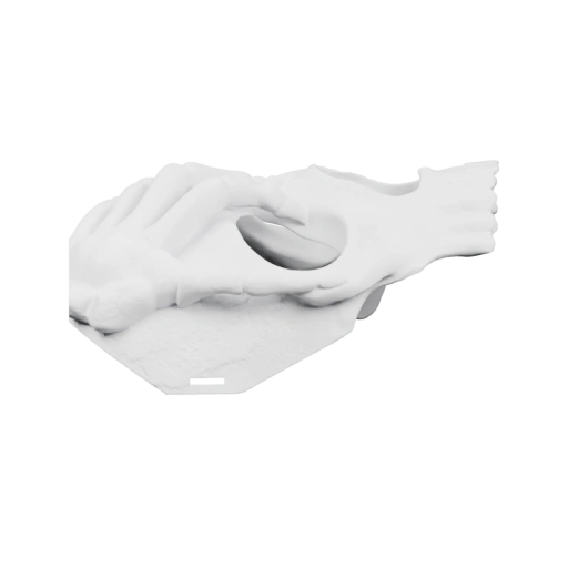 Скульптурные руки в динамичной позе