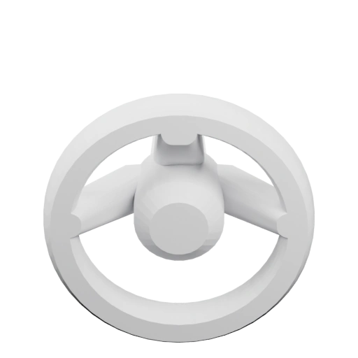 Симметричный руль с тремя спицами