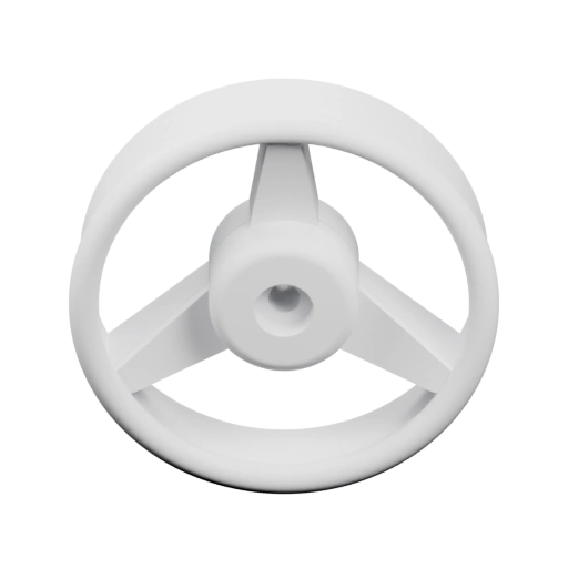 Управляемый руль с тремя спицами