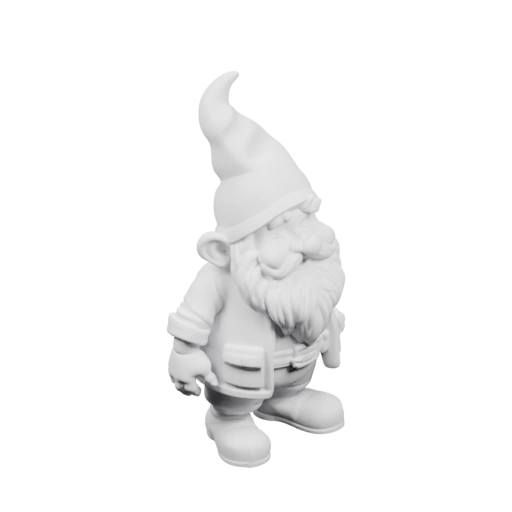 Садовый гном в шляпе и с поясом