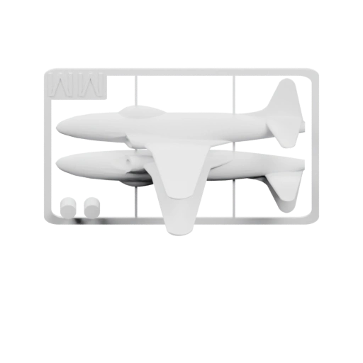 самолета в пластиковой упаковке