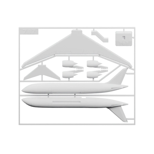 самолета в пластиковой упаковке