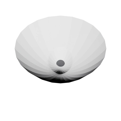 Светильник с радиальными линиями