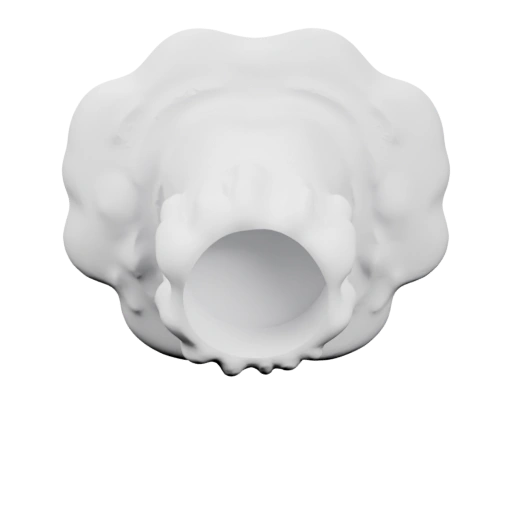 Свечный держатель с рельефным узором