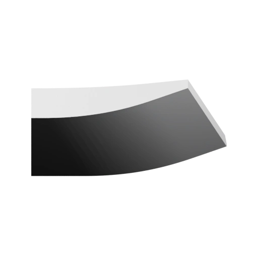 Лист бумаги, сложенный вдоль