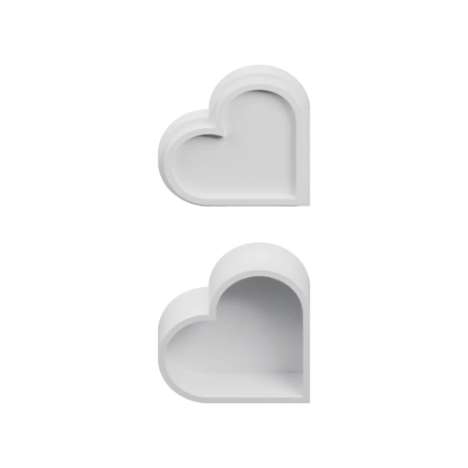 Две фигурные коробки с вырезом