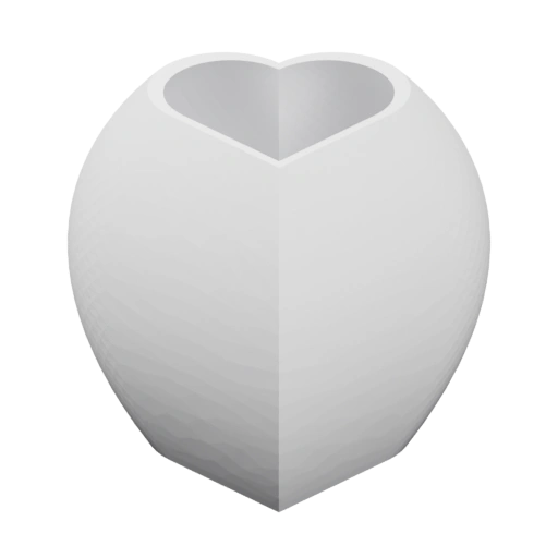 Сердцевидный контейнер с открытым верхом