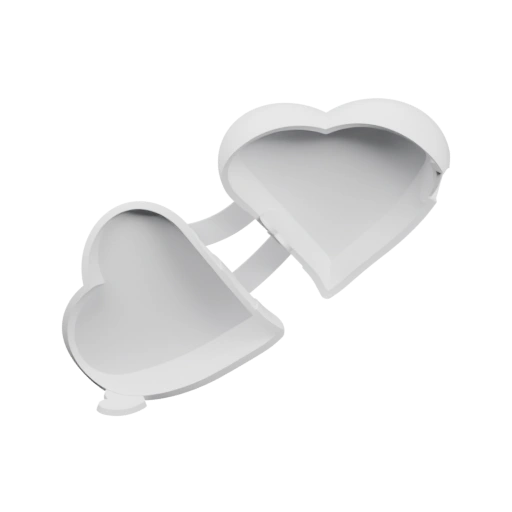 Два сердцевидных ящика