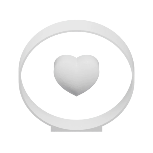 Сердце в круглом обрамлении