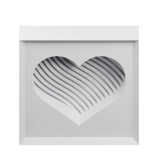 сердца в рамке