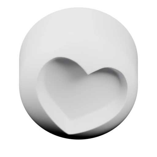 Объект с вырезанным сердцем