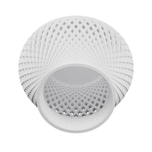 Сетчатый светильник с радиальными полосами