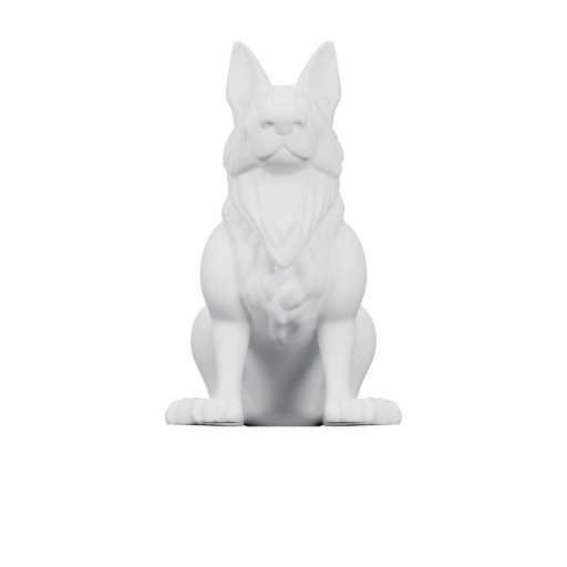 Сидящая собака