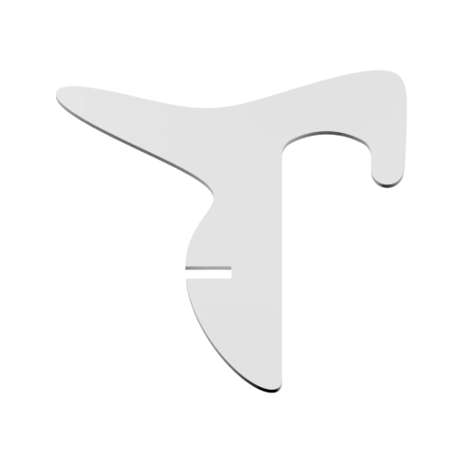 Символ Т с изогнутыми концами