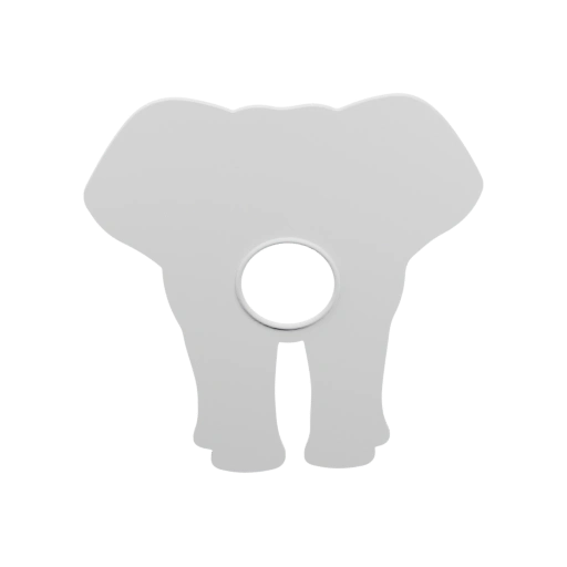 Символ слона с отверстием