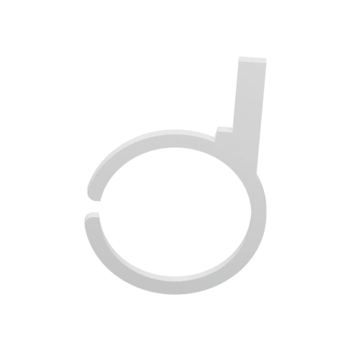 Символ 'd' в стиле 3D