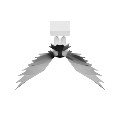 Скелетный краб с крыльями