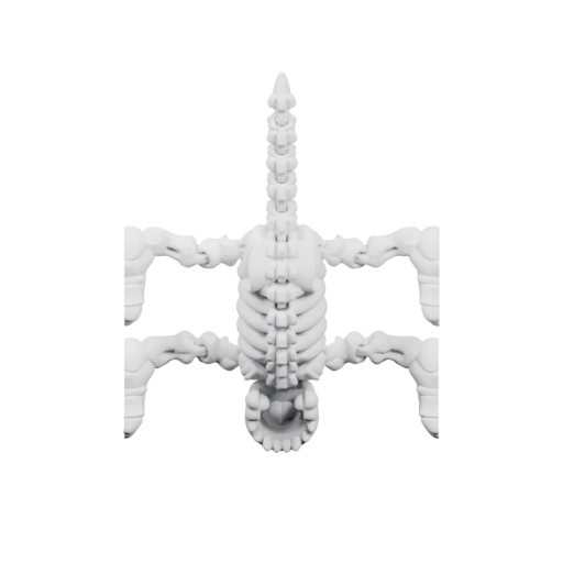 Скелетная структура с четырьмя конечностями