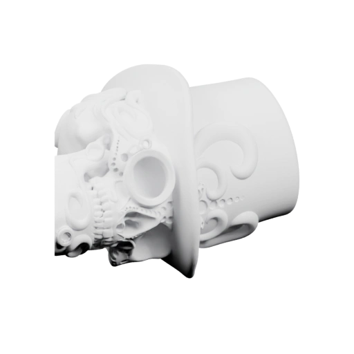 Скелет в шляпе