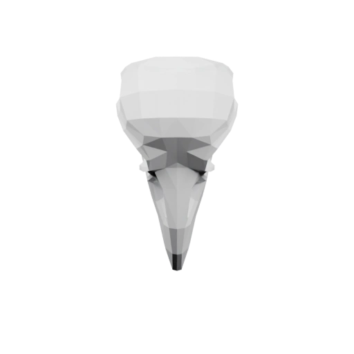 Голова с геометрическим дизайном