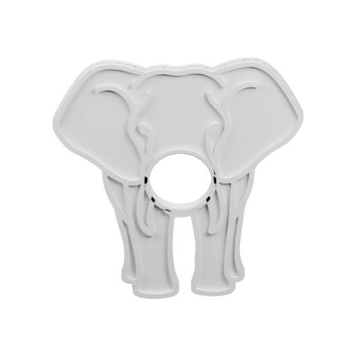 Скелет слона в стиле минимализма