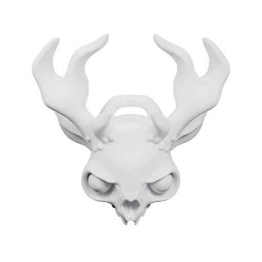 Скелет с рогами