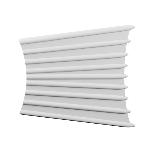 Складная панель с горизонтальными полосами